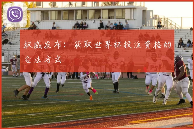 权威发布:获取世界杯投注资格的合法方式